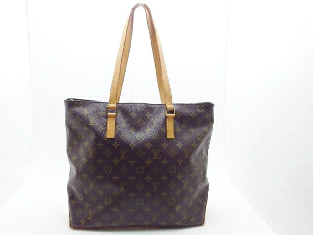 Louis Vuitton Monogram Bag Tote Mezzo Cabas Brown